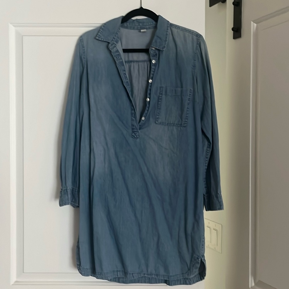 OLD NAVY chambray dress